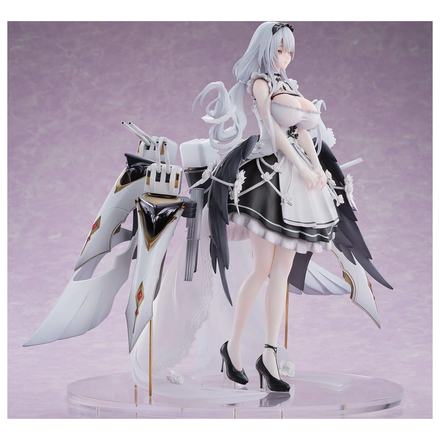 Azur Lane PVC figura 1/6 Shira Heavy Armament Ver. 26 cm fotografija proizvoda