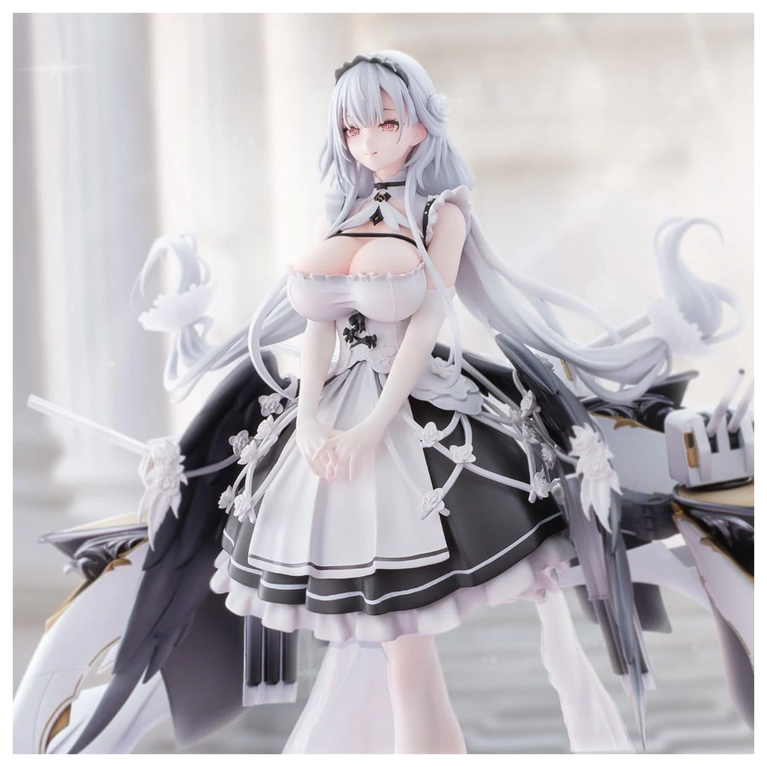 Azur Lane PVC figura 1/6 Shira Heavy Armament Ver. 26 cm fotografija proizvoda