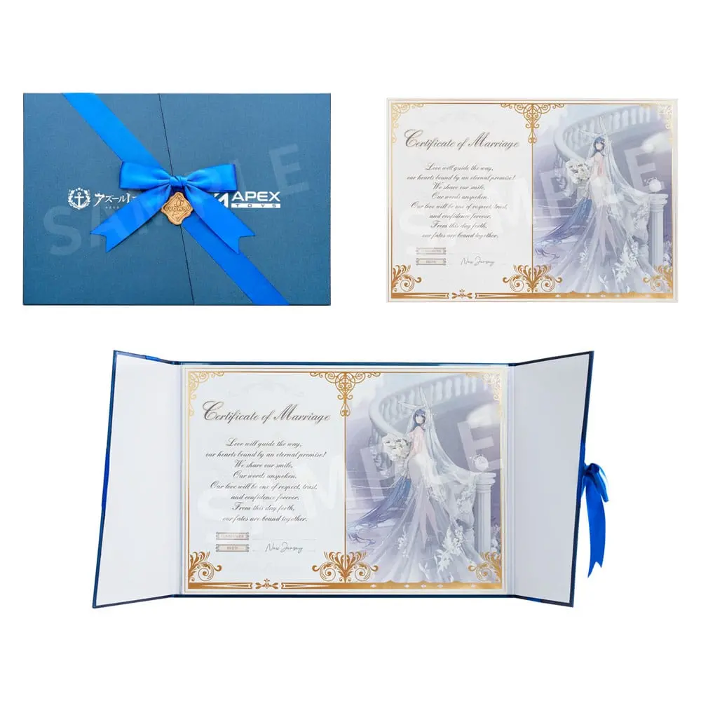 Azur Lane PVC Kip 1/7 New Jersey Snow-White Ceremony Ver. 35 cm fotografija proizvoda