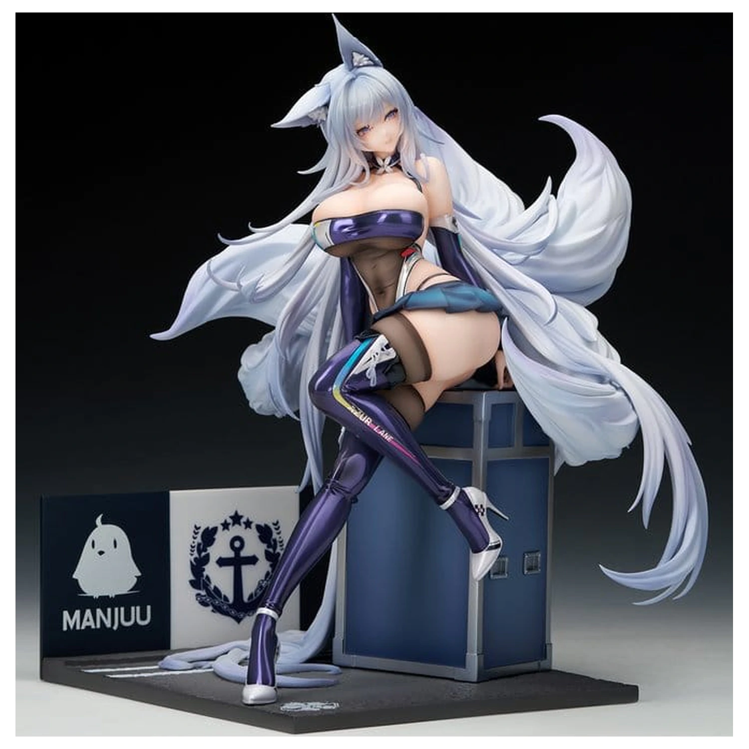 Azur Lane PVC figura 1/7 Shinano Moonlit Chrome Ver. Akrilno specijalno izdanje s postoljem za prikaz 25 cm fotografija proizvoda