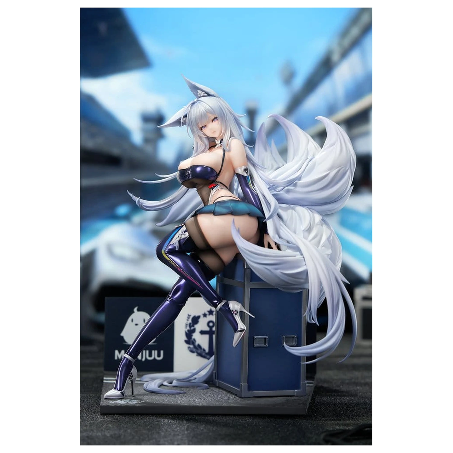 Azur Lane PVC figura 1/7 Shinano Moonlit Chrome Ver. Akrilno specijalno izdanje s postoljem za prikaz 25 cm fotografija proizvoda