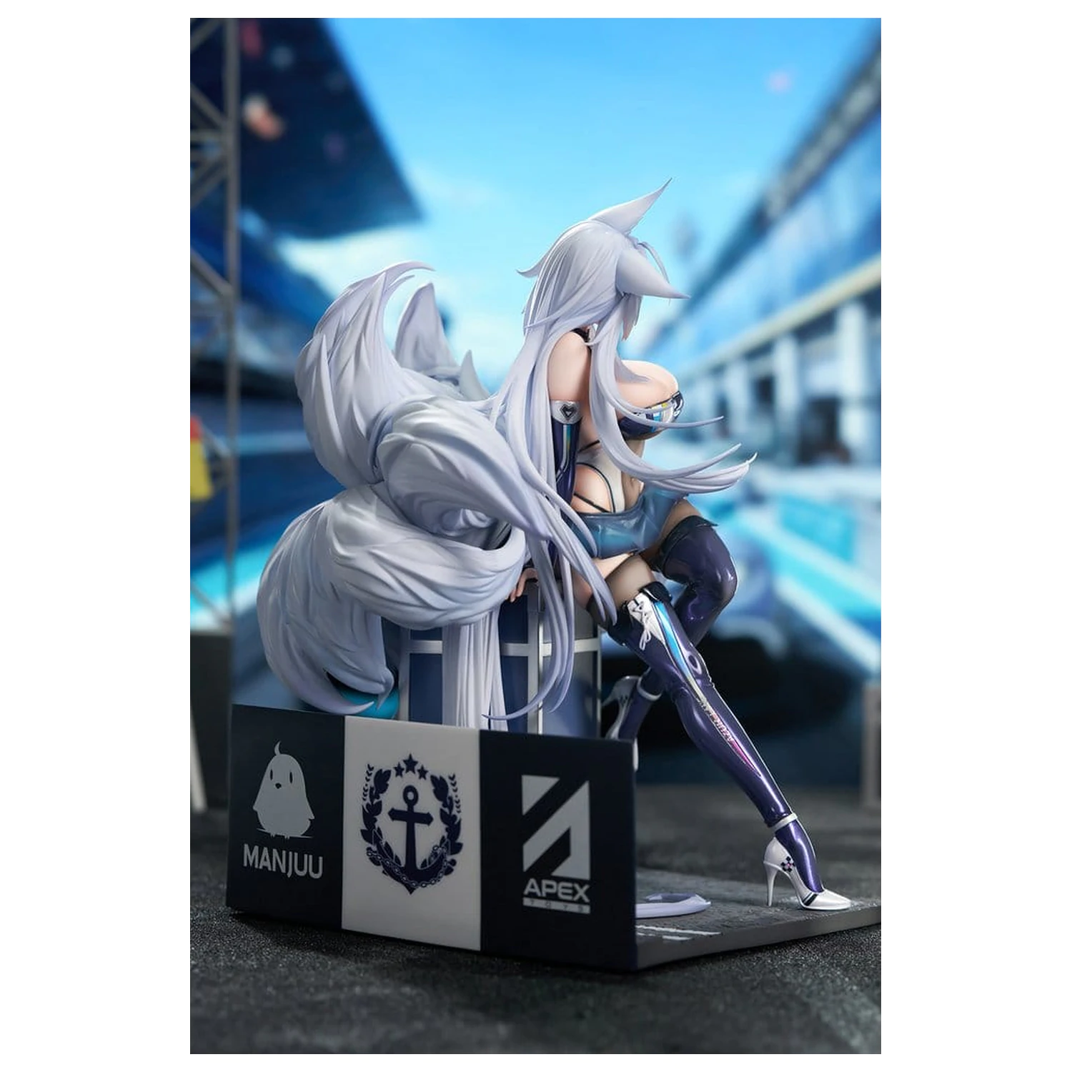 Azur Lane PVC figura 1/7 Shinano Moonlit Chrome Ver. Akrilno specijalno izdanje s postoljem za prikaz 25 cm fotografija proizvoda
