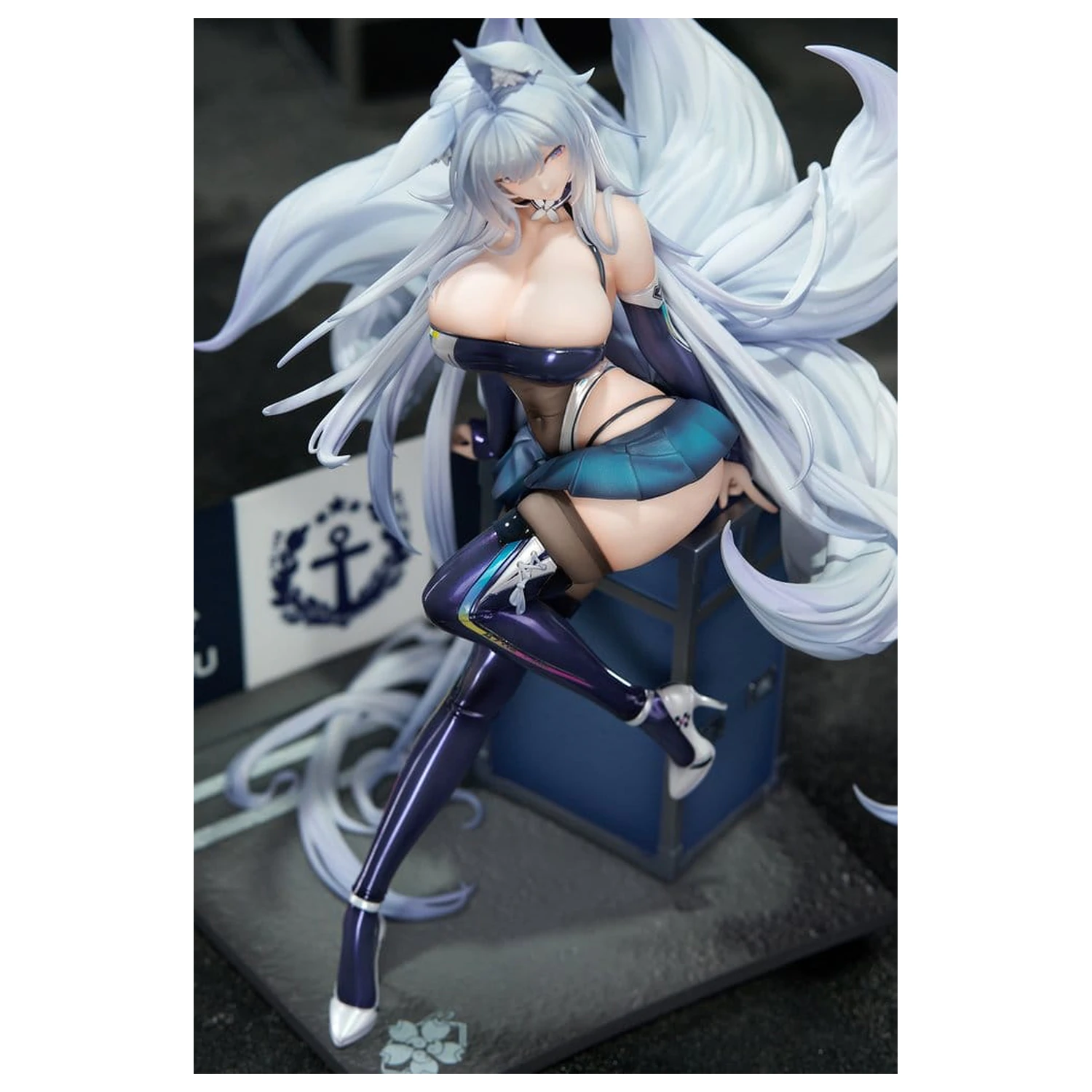 Azur Lane PVC figura 1/7 Shinano Moonlit Chrome Ver. Akrilno specijalno izdanje s postoljem za prikaz 25 cm fotografija proizvoda