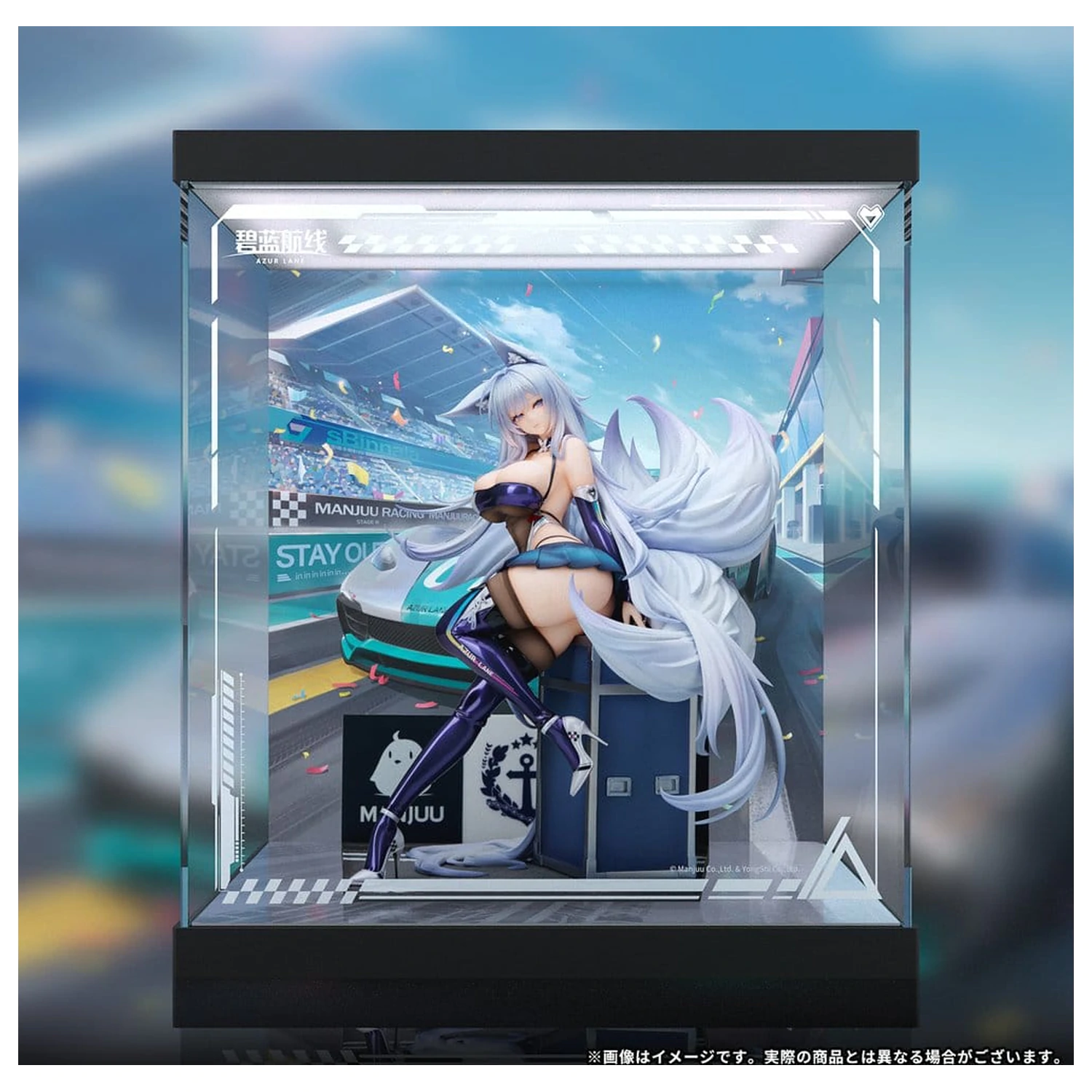 Azur Lane PVC figura 1/7 Shinano Moonlit Chrome Ver. Akrilno specijalno izdanje s postoljem za prikaz 25 cm fotografija proizvoda