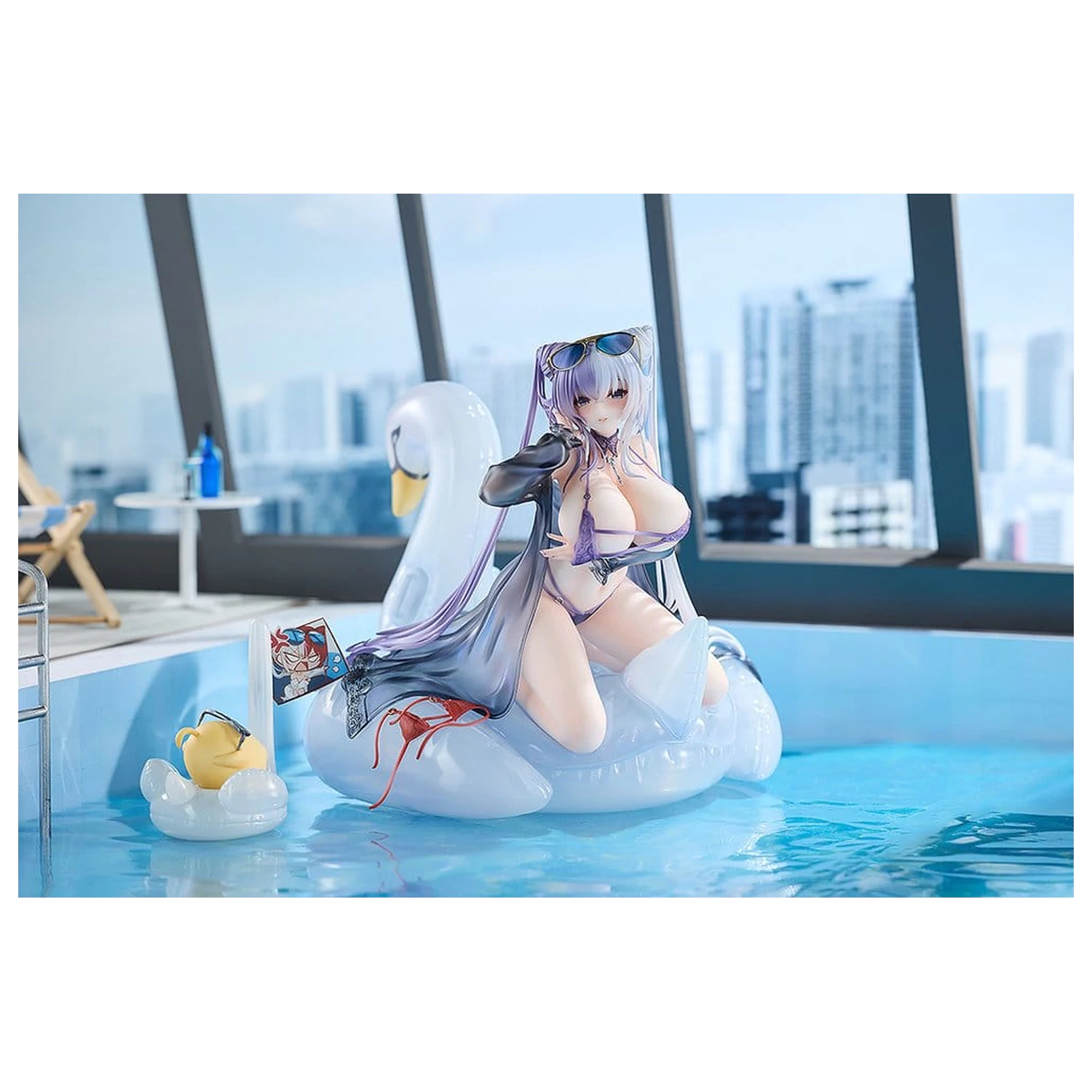 Azur Lane PVC Figura 1/7 Ying Swei Blue Waves, Limpid Summer Ver. 18 cm fotografija proizvoda