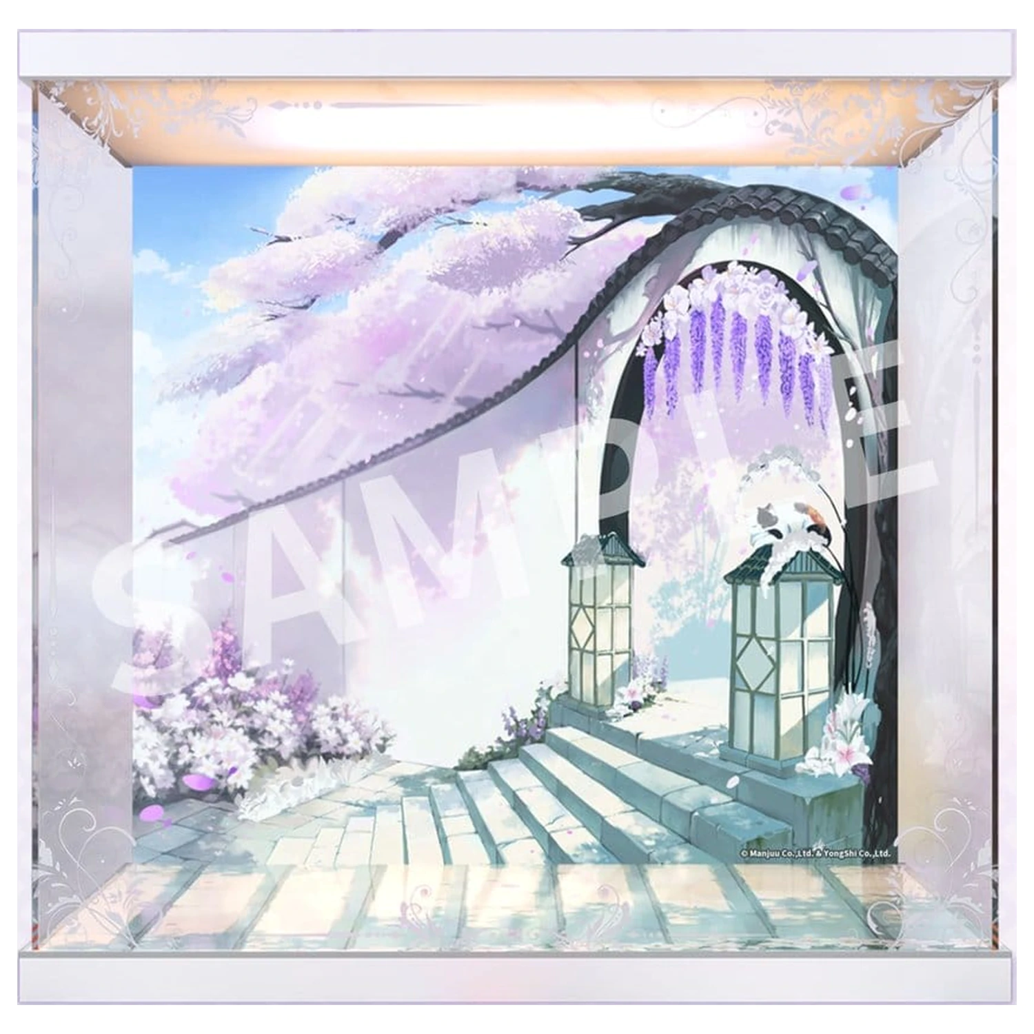 Azur Lane Akrilna LED vitrina za izlaganje za Musashi Purest Wisteria Ver. 47 x 37 x 46 cm fotografija proizvoda