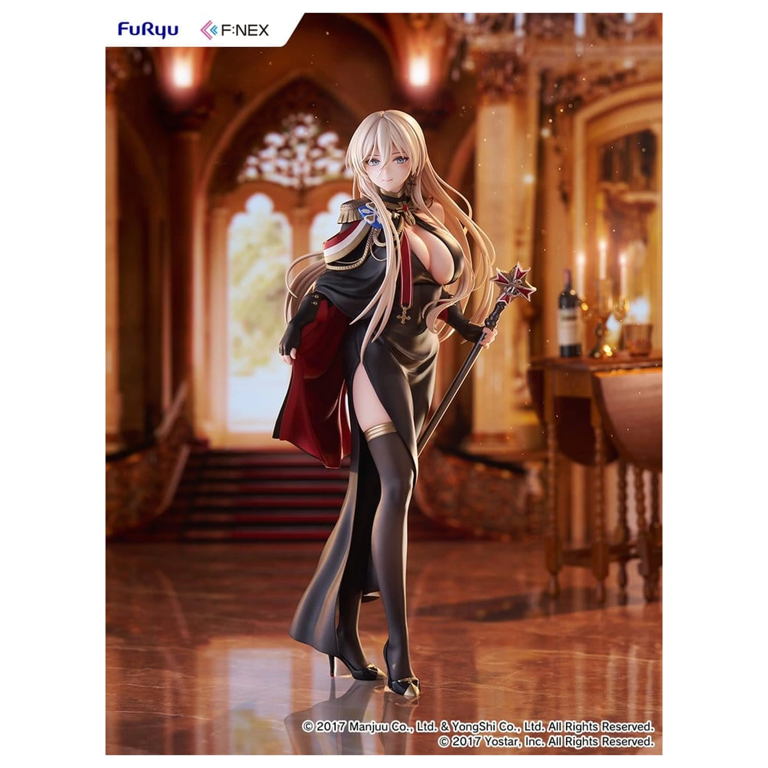Azur Lane F:NEX PVC figura 1/7 Bismarck Formal Dress Ver. 25 cm fotografija proizvoda
