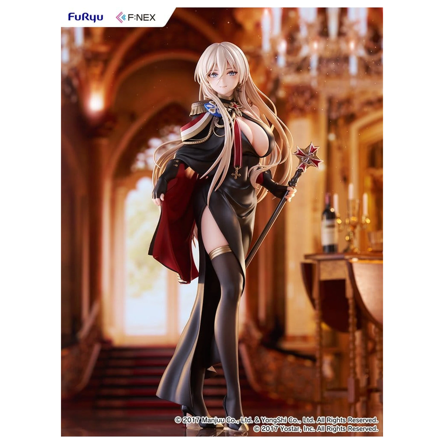 Azur Lane F:NEX PVC figura 1/7 Bismarck Formal Dress Ver. 25 cm fotografija proizvoda