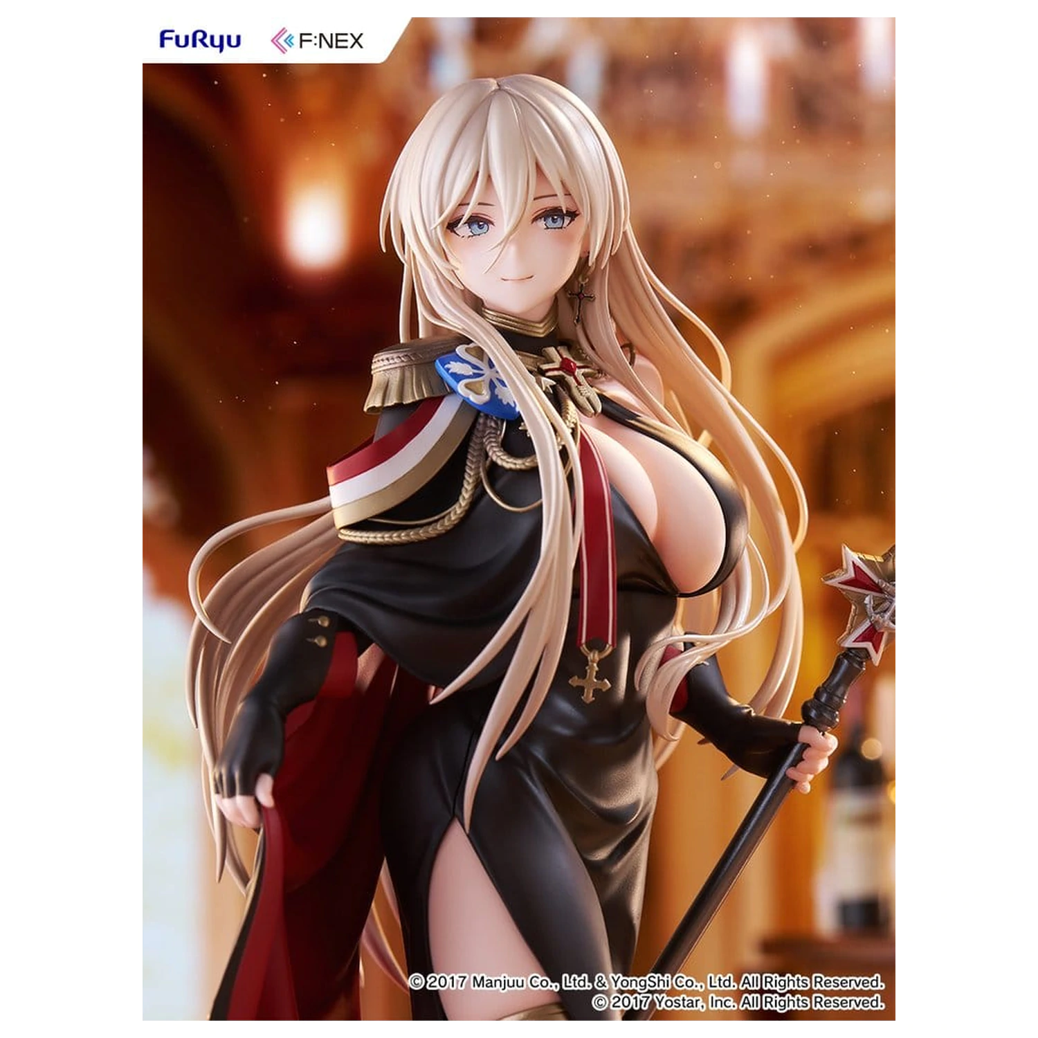 Azur Lane F:NEX PVC figura 1/7 Bismarck Formal Dress Ver. 25 cm fotografija proizvoda