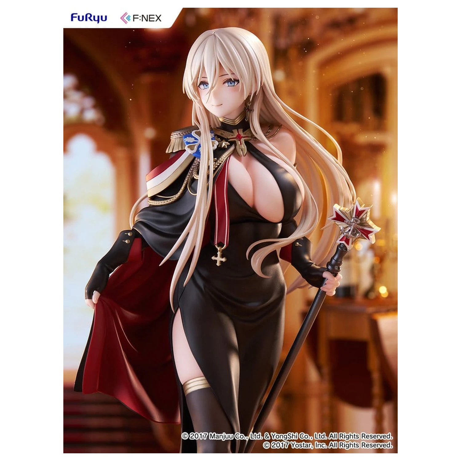 Azur Lane F:NEX PVC figura 1/7 Bismarck Formal Dress Ver. 25 cm fotografija proizvoda
