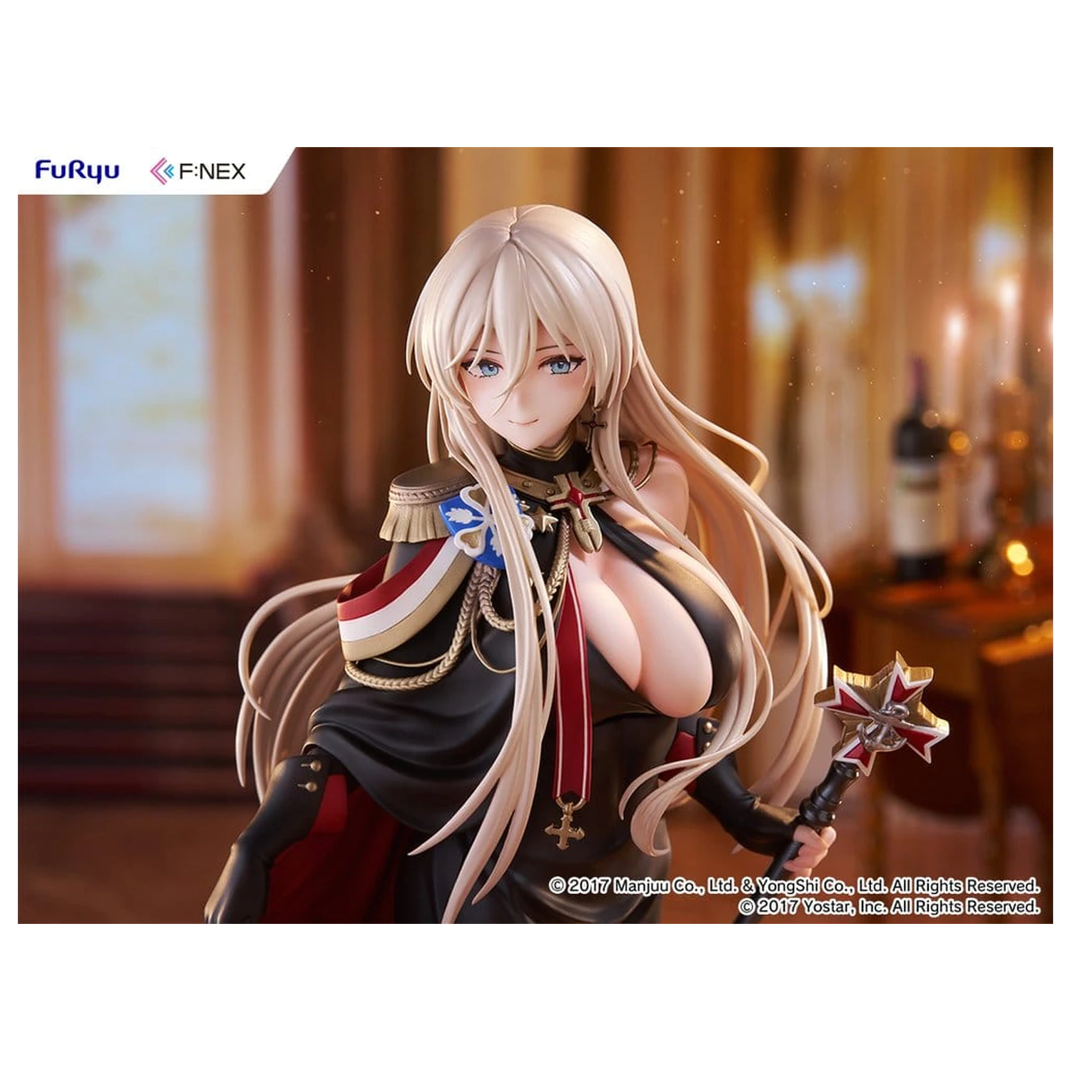 Azur Lane F:NEX PVC figura 1/7 Bismarck Formal Dress Ver. 25 cm fotografija proizvoda