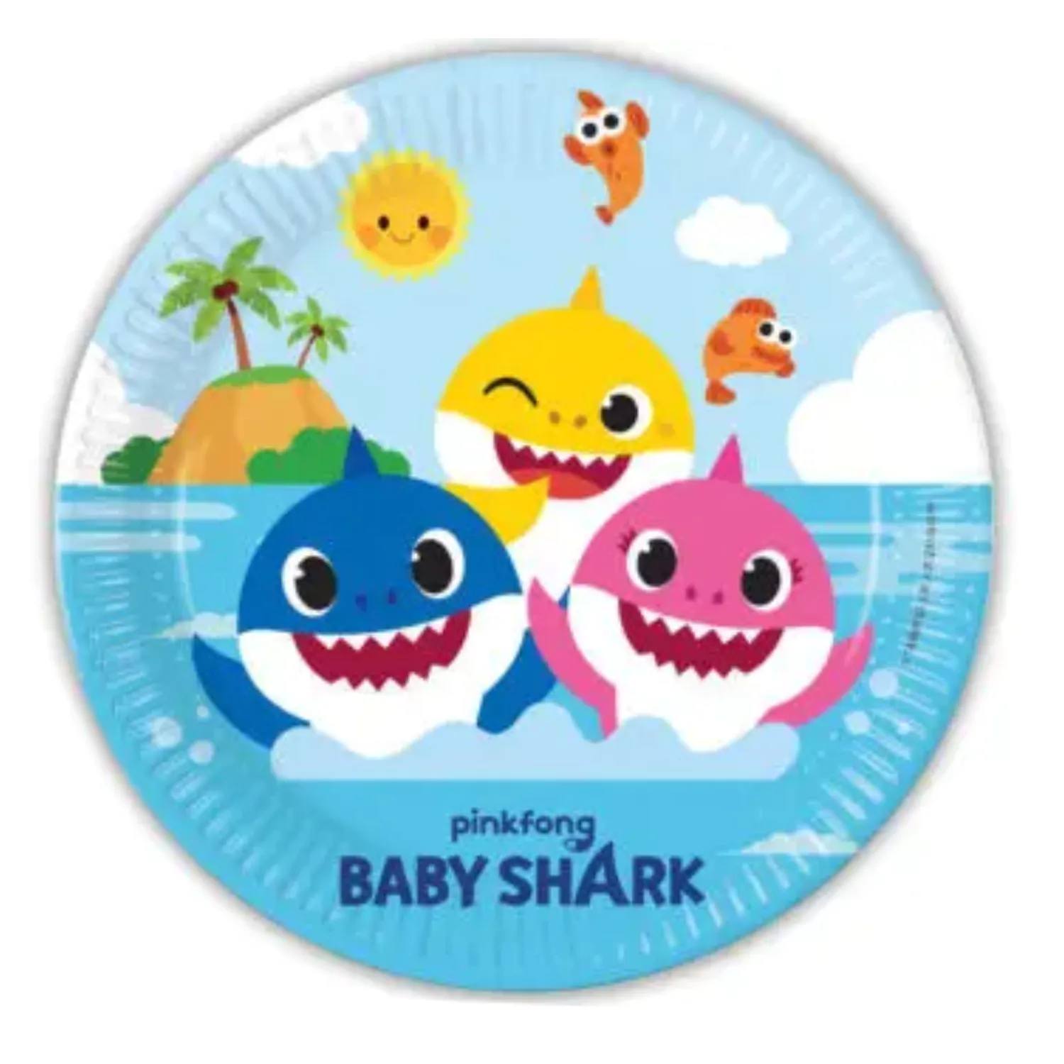 Baby Shark Next Generation Papirnati tanjuri 8 kom 23 cm FSC fotografija proizvoda