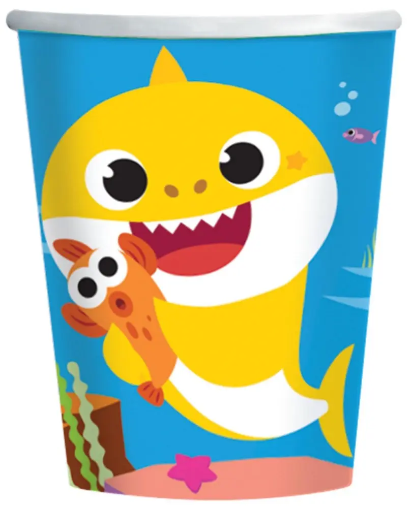 Baby Shark papirnate čaše 8 kom 250 ml fotografija proizvoda