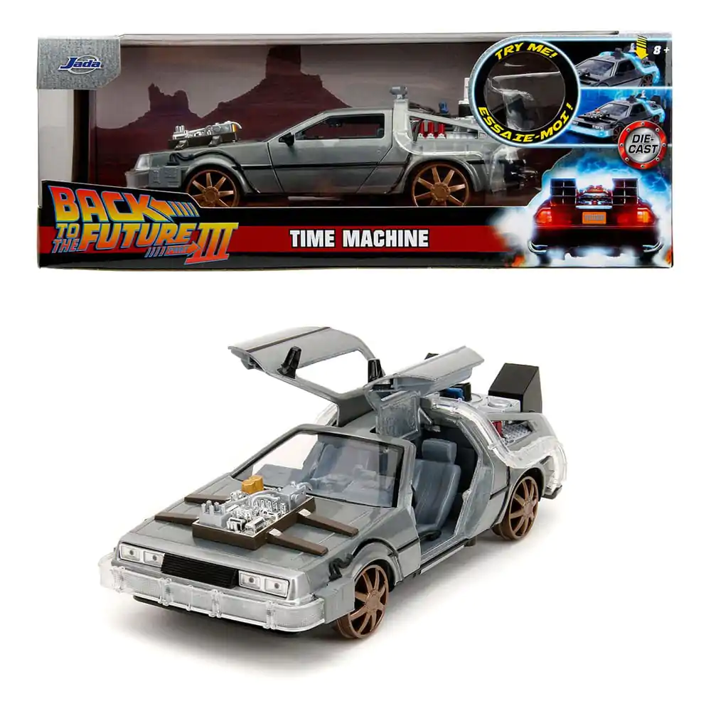 Back to the Future 3 Diecast Model 1/24 Model vremeplova 4" fotografija proizvoda