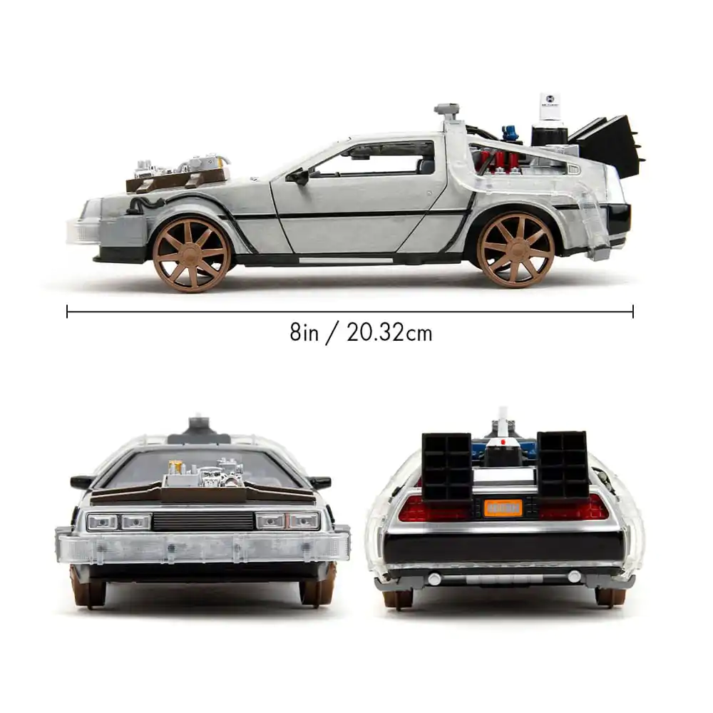 Back to the Future 3 Diecast Model 1/24 Model vremeplova 4" fotografija proizvoda