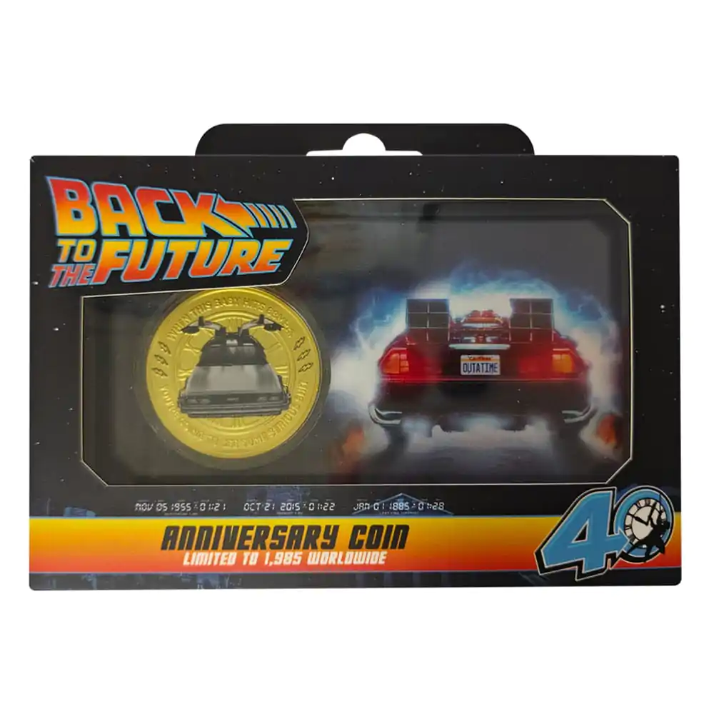 Back To The Future kolekcionarska kovanica 40. godišnjica ograničeno izdanje fotografija proizvoda