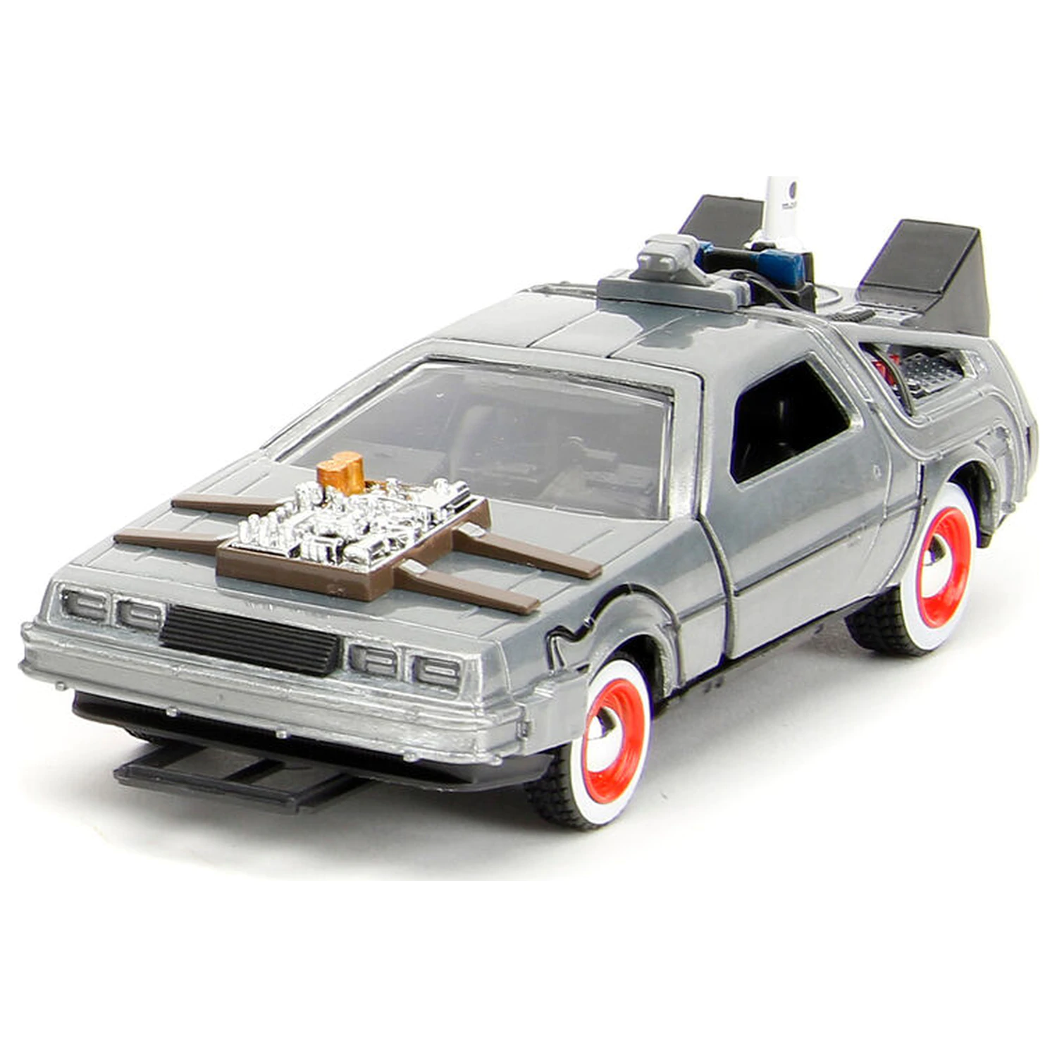Back to the Future 40th Anniversary Time Machine pakiranje 3 Delorean seta fotografija proizvoda