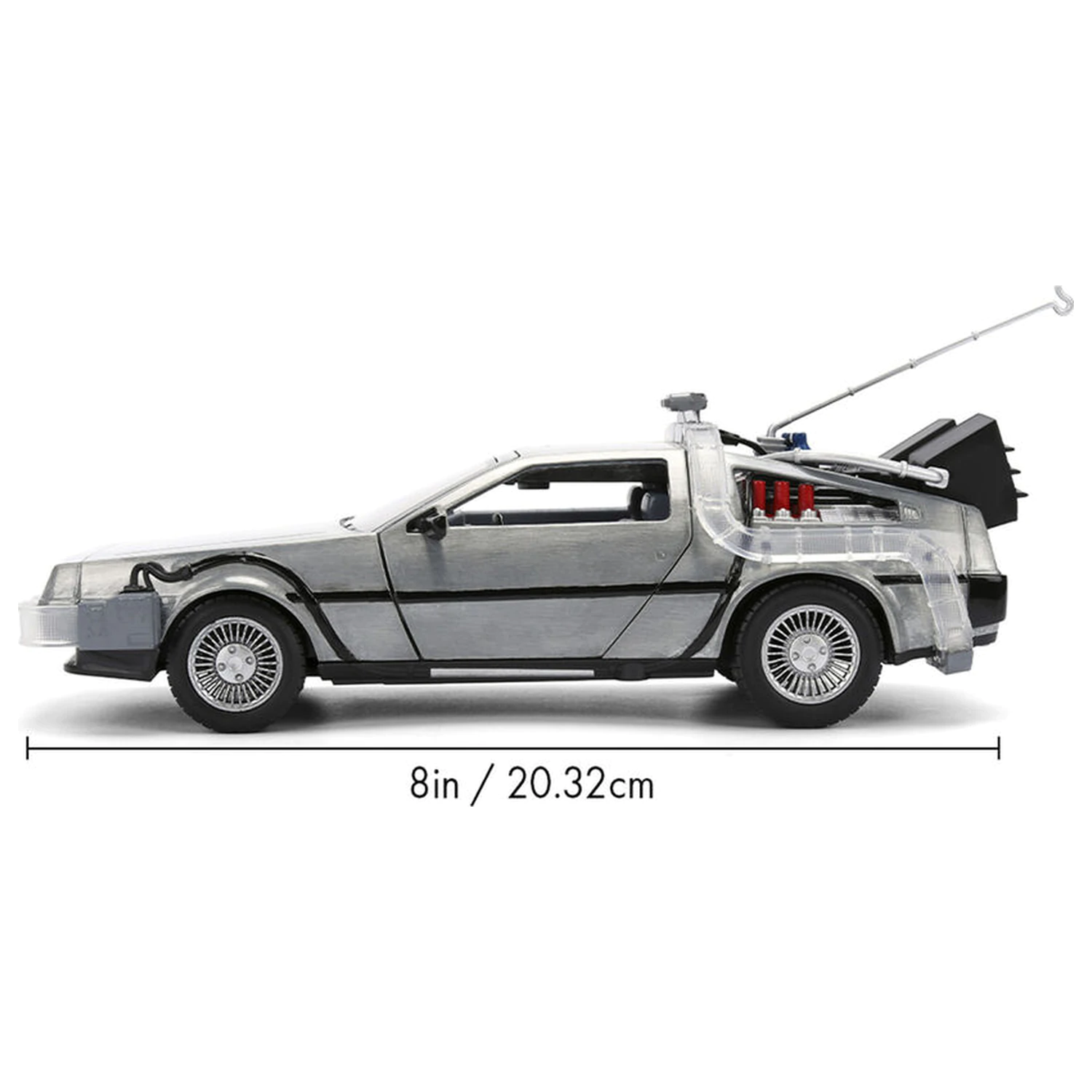 Back to the Future 40th Anniversary Time Machine Hollywood Rides DeLorean replika fotografija proizvoda