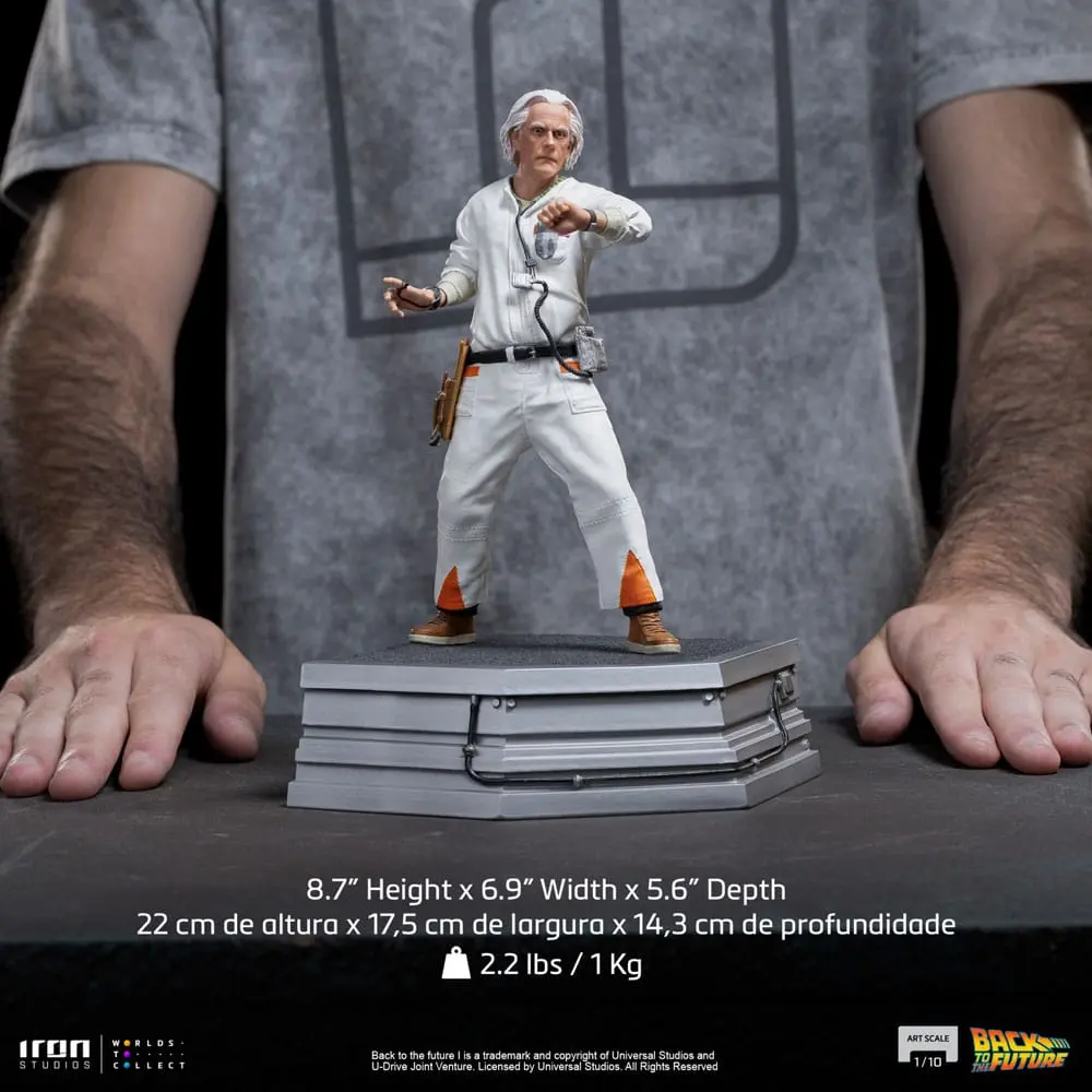 Back to the Future Art Scale Statua 1/10 Doc Brown 22 cm fotografija proizvoda
