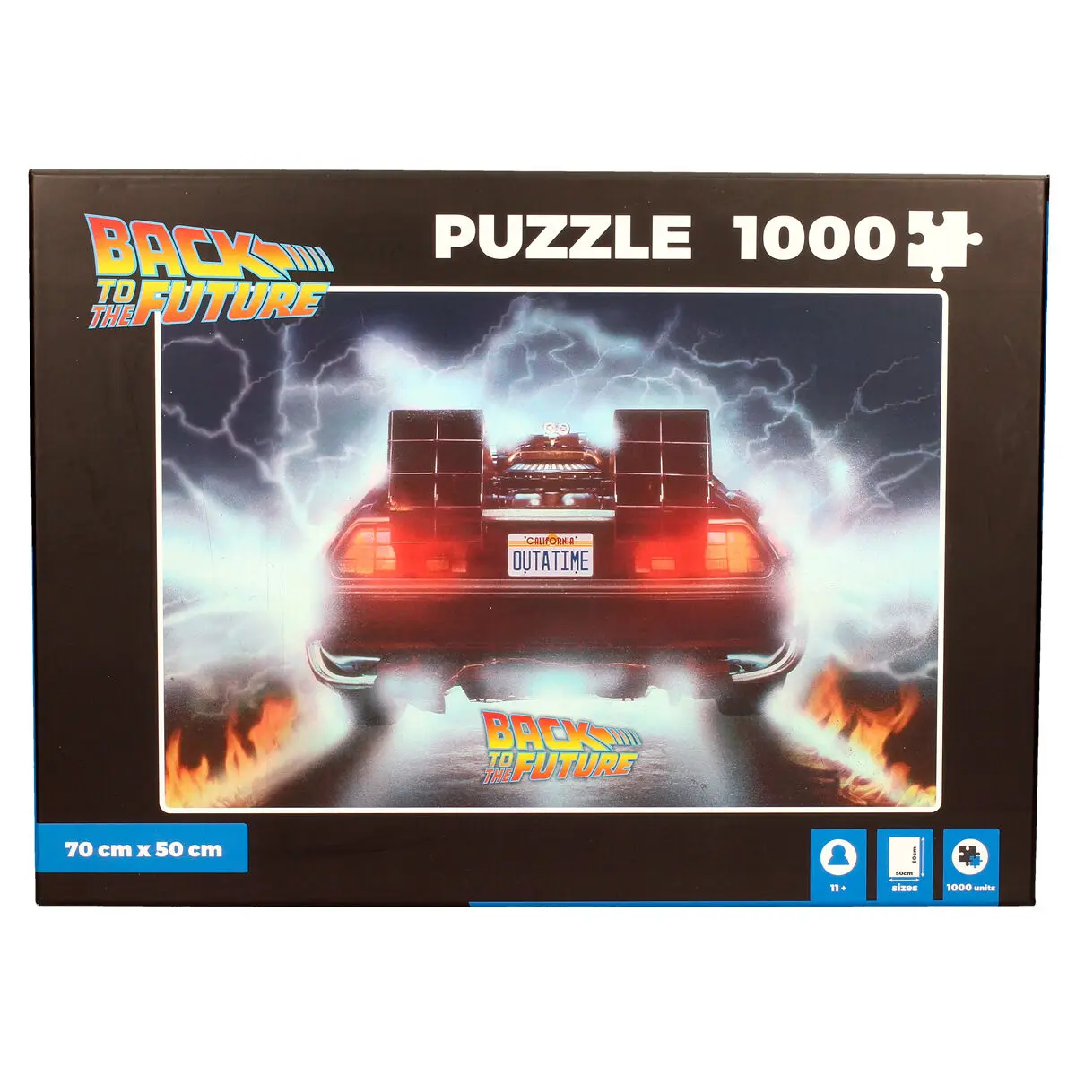 Back to the Future Delorean Out a Time puzzle 1000 komada fotografija proizvoda