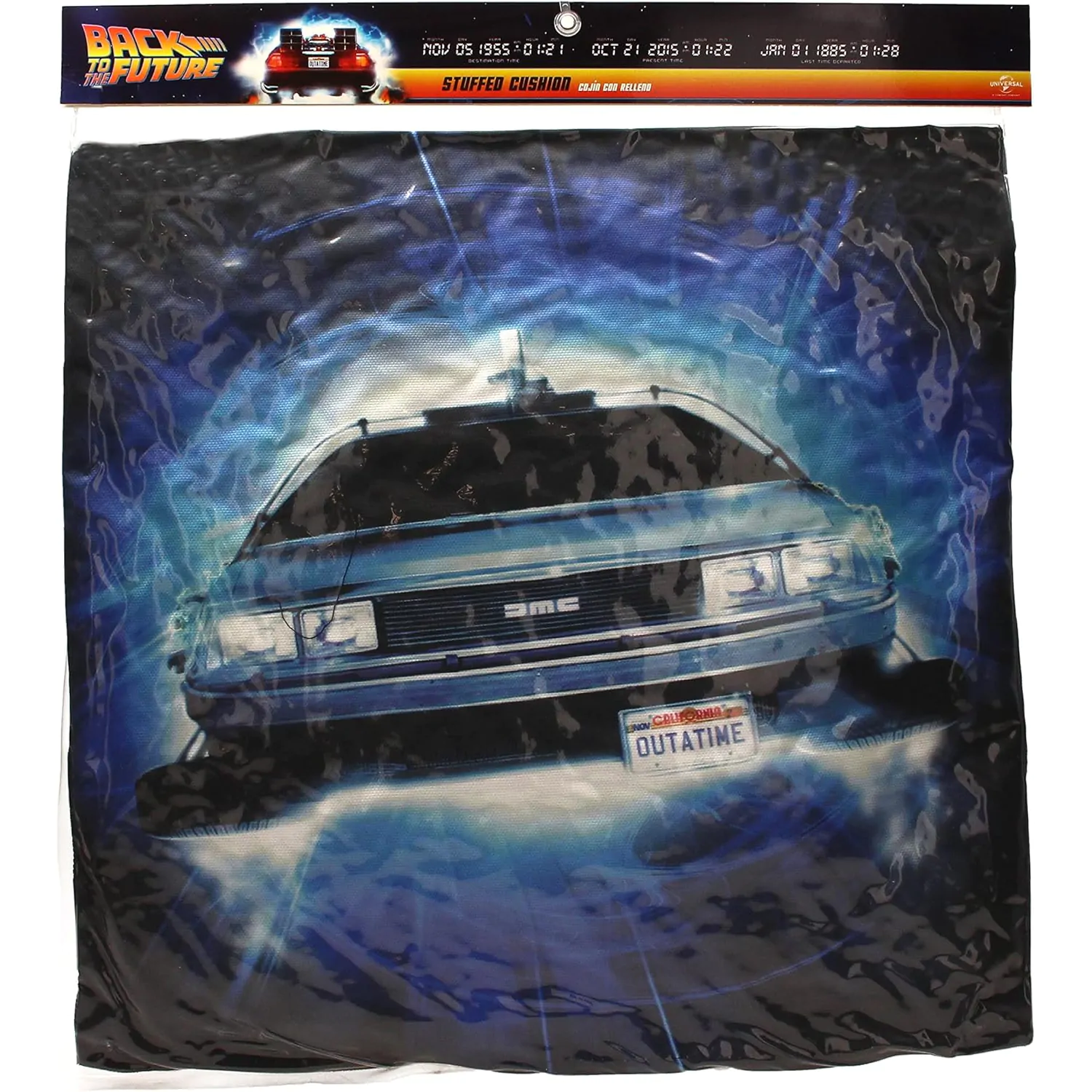 Back to the Future Delorean jastuk fotografija proizvoda