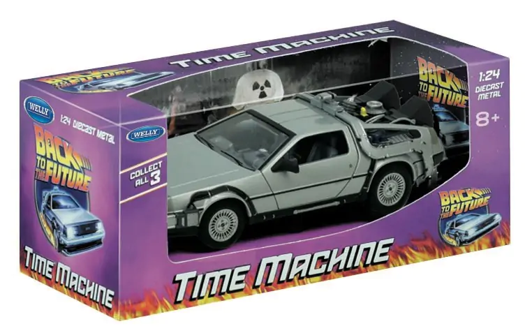 Back to the Future Diecast Model 1/24 '81 DeLorean LK Coupe Lijevani model fotografija proizvoda