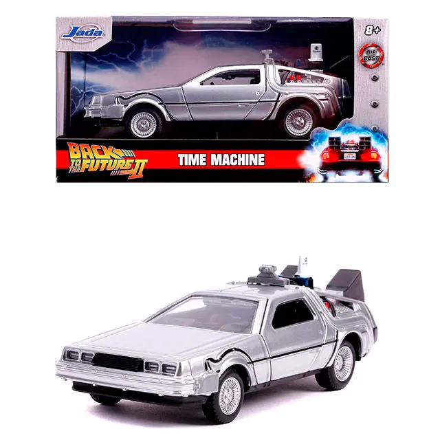 Back to The Future DeLorean Time Machine metalni auto fotografija proizvoda
