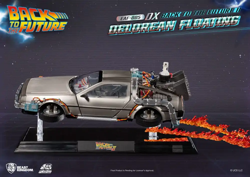 Back to the Future Egg Attack Floating Statue Back to the Future II DeLorean Deluxe verzija 20 cm fotografija proizvoda