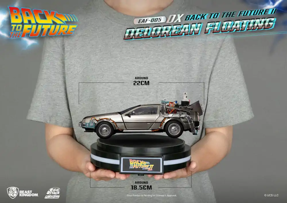 Back to the Future Egg Attack Floating Statue Back to the Future II DeLorean Deluxe verzija 20 cm fotografija proizvoda