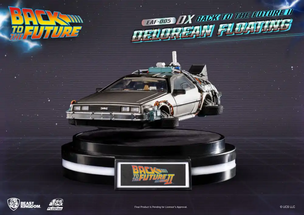 Back to the Future Egg Attack Floating Statue Back to the Future II DeLorean Deluxe verzija 20 cm fotografija proizvoda