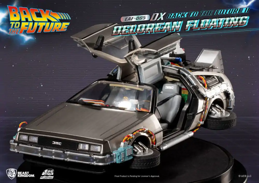 Back to the Future Egg Attack Floating Statue Back to the Future II DeLorean Deluxe verzija 20 cm fotografija proizvoda