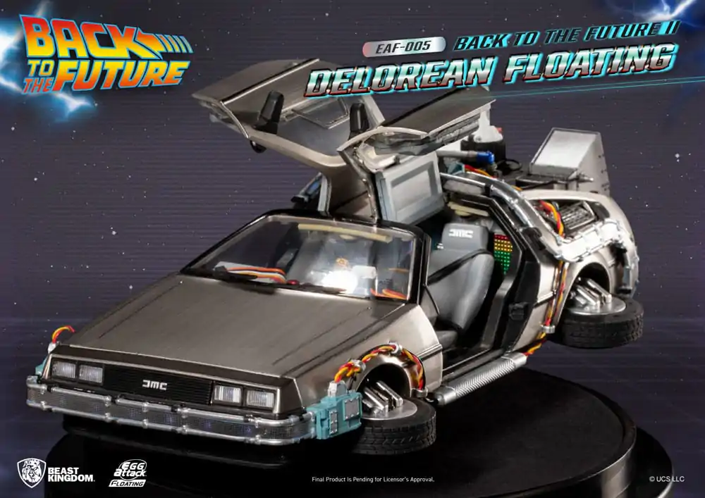 Back to the Future Egg Attack Plutajući kip Back to the Future II DeLorean Standard Version 20 cm fotografija proizvoda