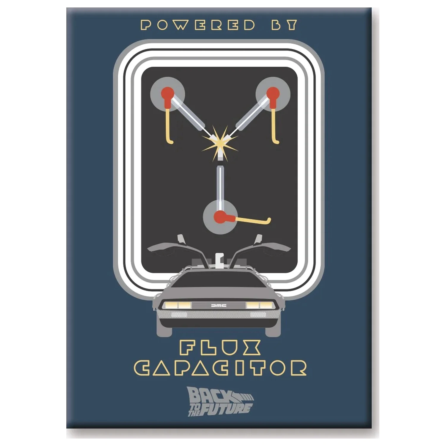 BACK TO THE FUTURE magnet s Flux kondenzatorom fotografija proizvoda