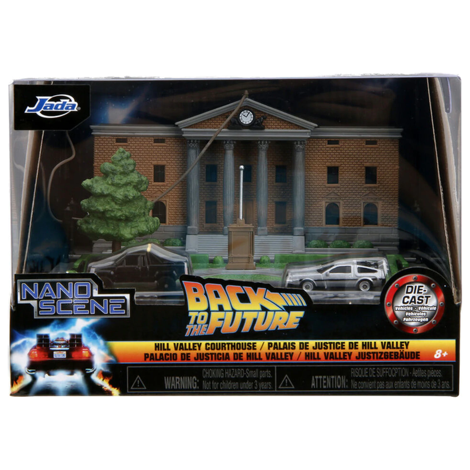 Back To The Future Hill Valley Court Square replika diorama fotografija proizvoda