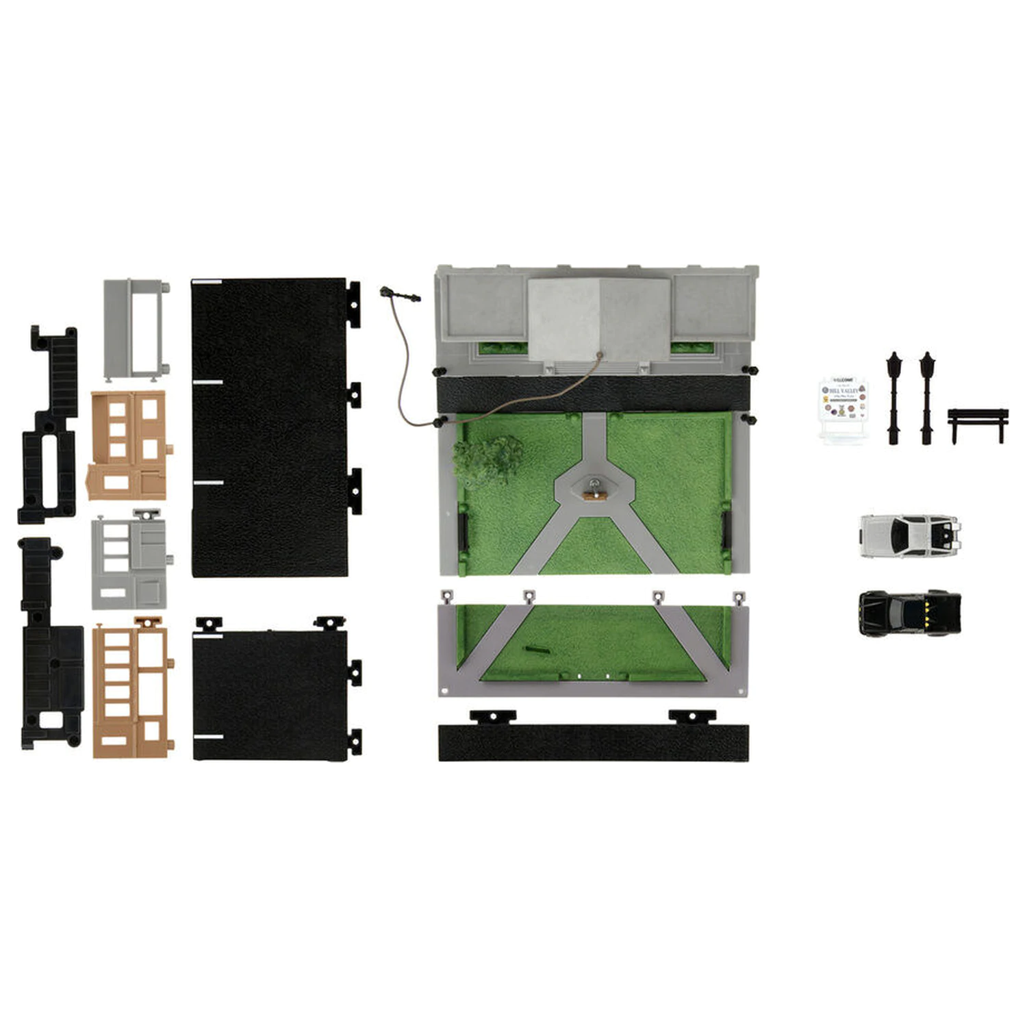 Back To The Future Hill Valley Court Square replika diorama fotografija proizvoda