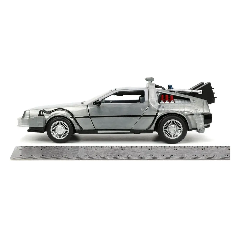 Back to the Future Hollywood Rides Diecast Model 1/24 Back to the Future 1 Vremeplov fotografija proizvoda