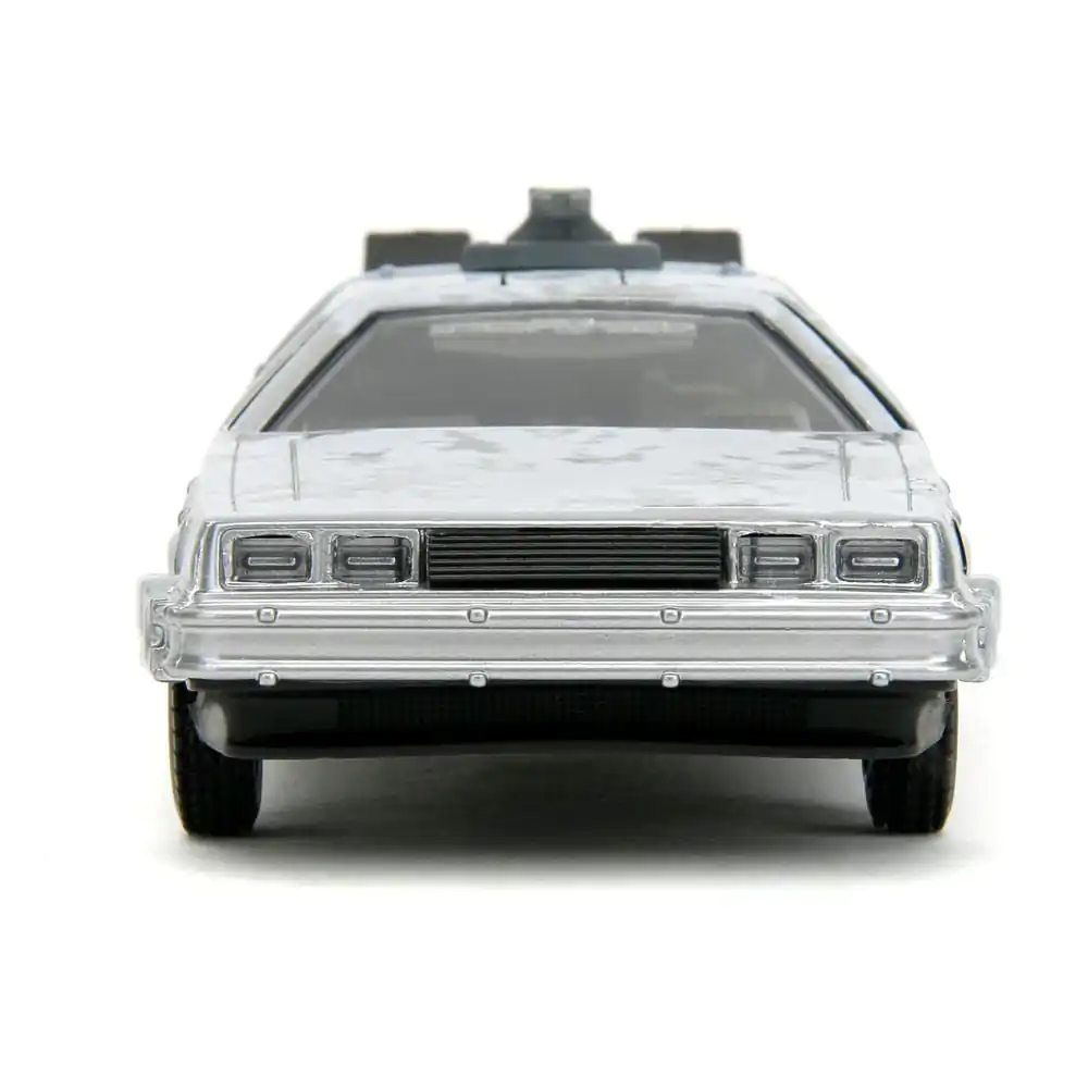 Back to the Future Hollywood Rides Diecast Model 1/32 DeLorean Time Machine FrostPovratak u budućnost Hollywood Rides Diecast Model 1/32 DeLorean Vremeplov Frost fotografija proizvoda