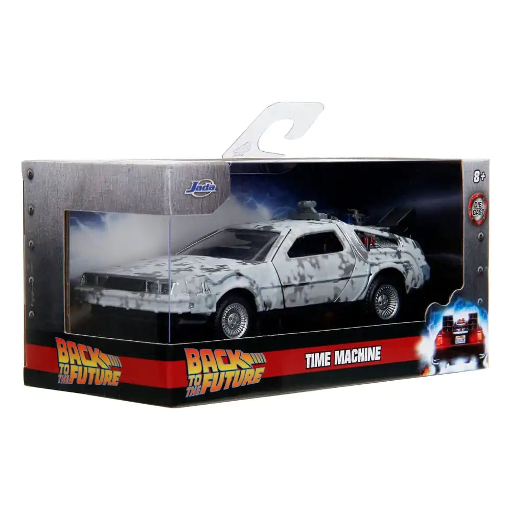 Back to the Future Hollywood Rides Diecast Model 1/32 DeLorean Time Machine FrostPovratak u budućnost Hollywood Rides Diecast Model 1/32 DeLorean Vremeplov Frost fotografija proizvoda