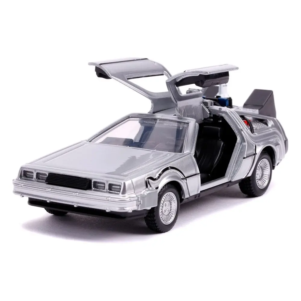 Back to the Future II Hollywood Rides Metalni Model Lijevanjem 1/32 DeLorean Time Machine fotografija proizvoda