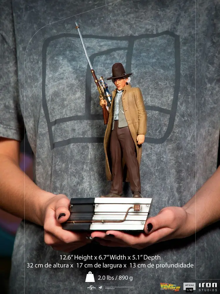 Back to the Future III Art Scale Kip 1/10 Doc Brown 32 cm fotografija proizvoda