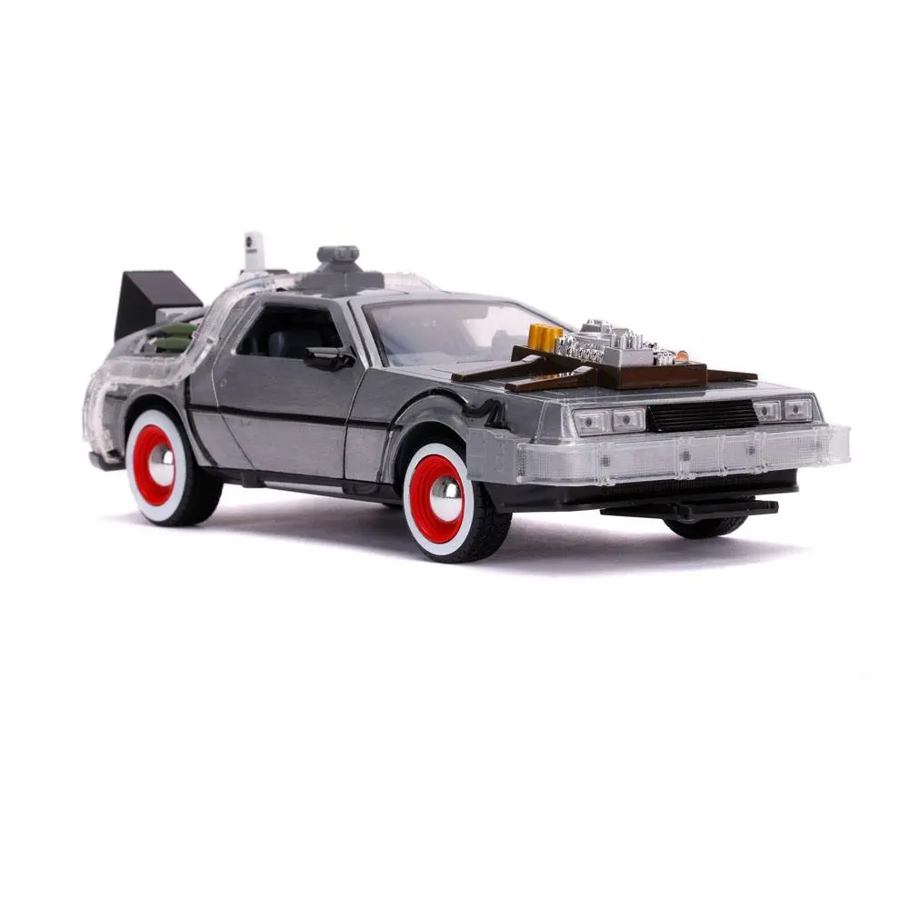 Povratak u budućnost III Hollywood Rides Diecast Model 1/24 DeLorean Vremeplov fotografija proizvoda