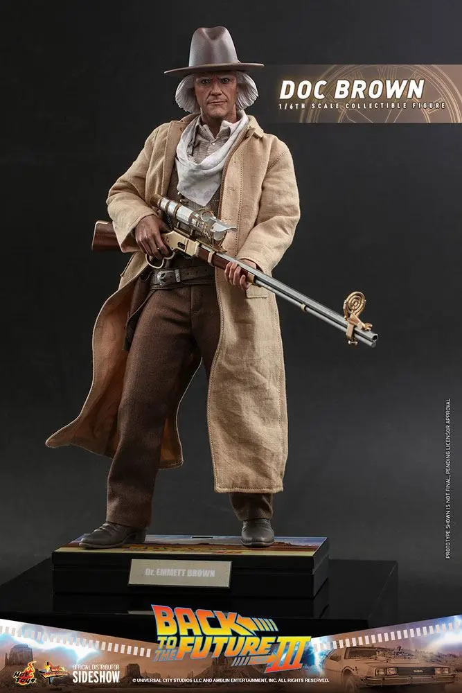 Back To The Future III Movie Masterpiece akcijska figura 1/6 Doc Brown 32 cm fotografija proizvoda