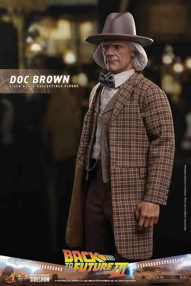 Back To The Future III Movie Masterpiece akcijska figura 1/6 Doc Brown 32 cm fotografija proizvoda