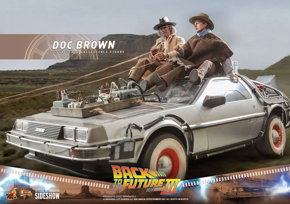 Back To The Future III Movie Masterpiece akcijska figura 1/6 Doc Brown 32 cm fotografija proizvoda