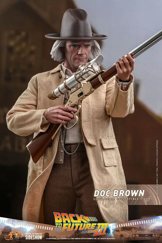 Back To The Future III Movie Masterpiece akcijska figura 1/6 Doc Brown 32 cm fotografija proizvoda