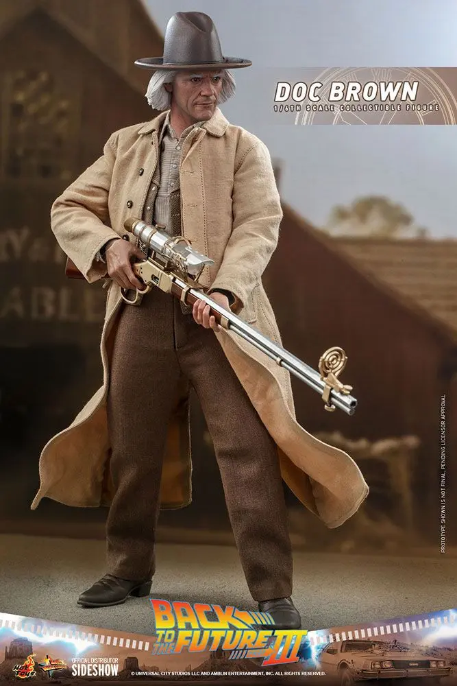 Back To The Future III Movie Masterpiece akcijska figura 1/6 Doc Brown 32 cm fotografija proizvoda