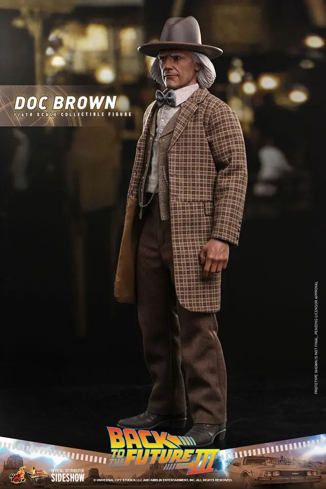 Back To The Future III Movie Masterpiece akcijska figura 1/6 Doc Brown 32 cm fotografija proizvoda