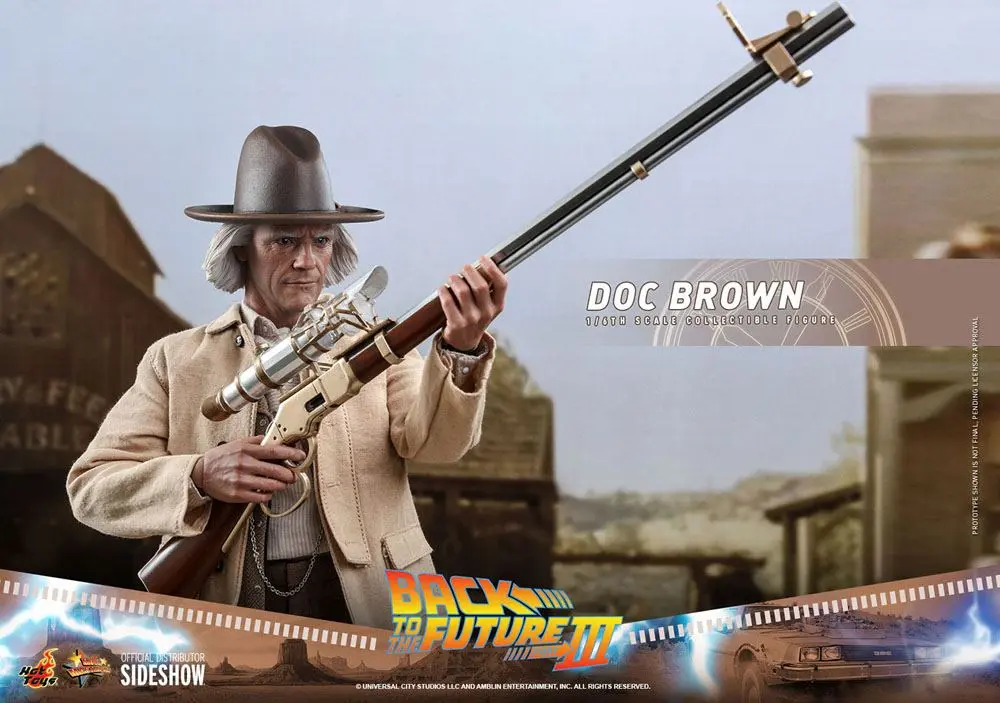 Back To The Future III Movie Masterpiece akcijska figura 1/6 Doc Brown 32 cm fotografija proizvoda