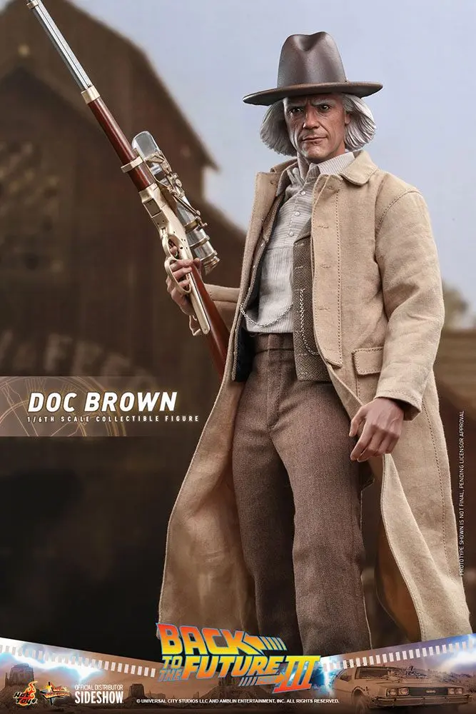 Back To The Future III Movie Masterpiece akcijska figura 1/6 Doc Brown 32 cm fotografija proizvoda