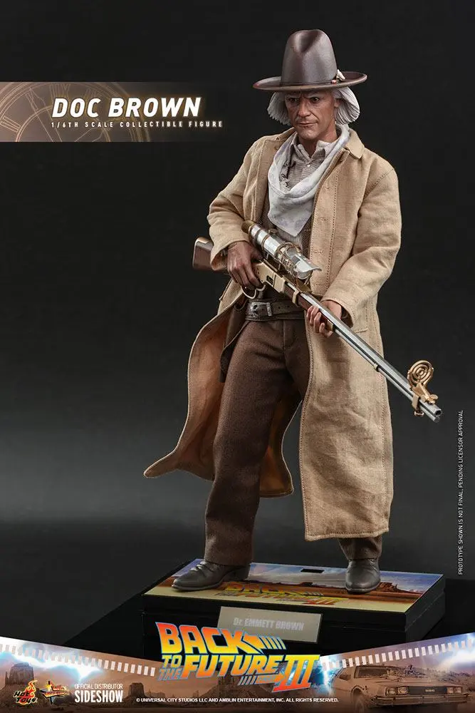 Back To The Future III Movie Masterpiece akcijska figura 1/6 Doc Brown 32 cm fotografija proizvoda